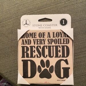 Dog Rescue Coaster - never used!